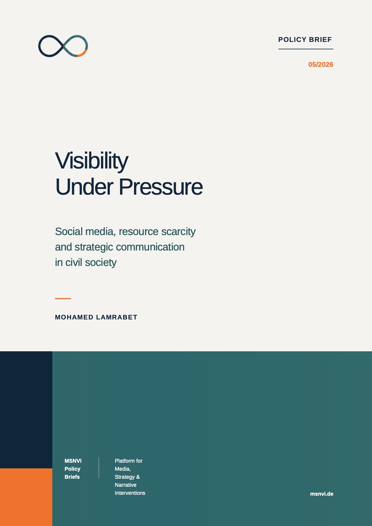 Cover: Visibility Under Pressure